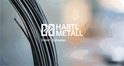Desktop Screenshot of hartl-metall.at
