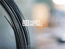 Tablet Screenshot of hartl-metall.at